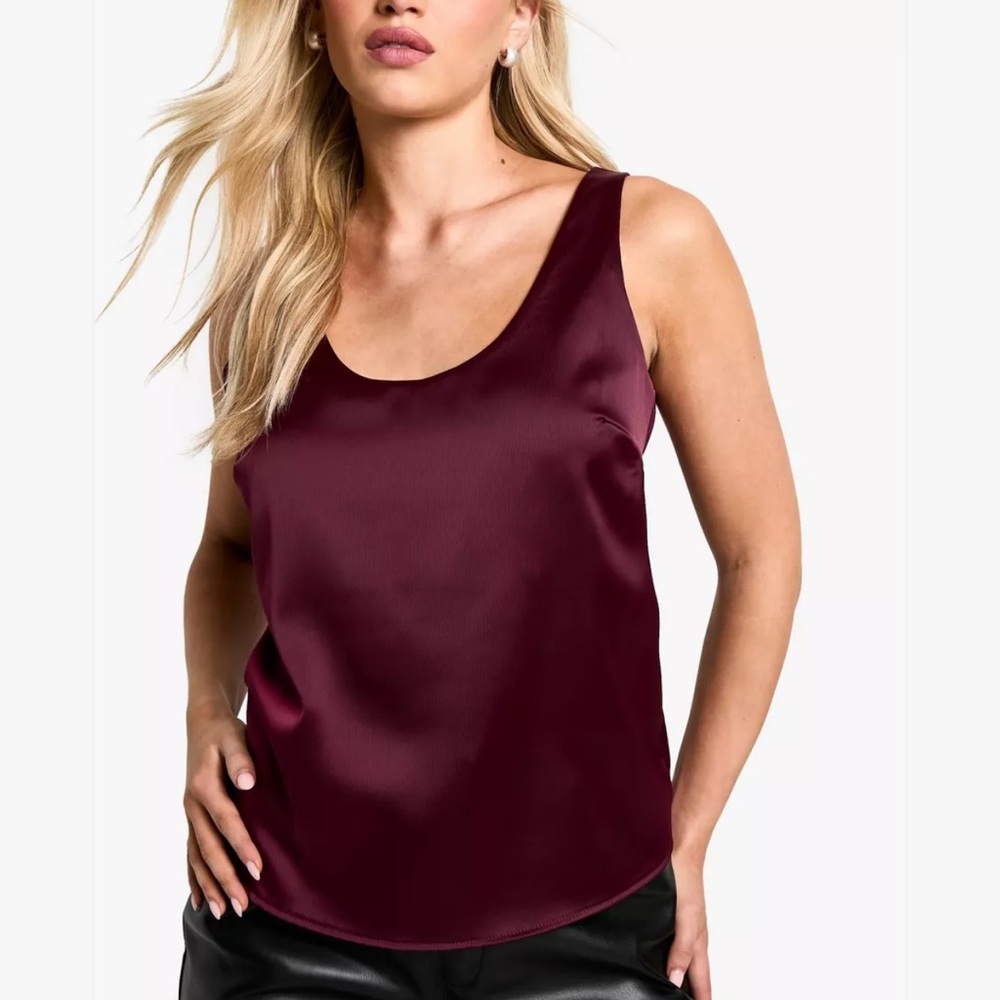 ASOS Curve Scoop Neck Satin Camisole